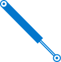 Icono de resorte de gas nitrógeno estándar