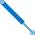 Icono de resorte de gas estándar