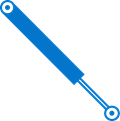 Icono de resorte de gas estándar